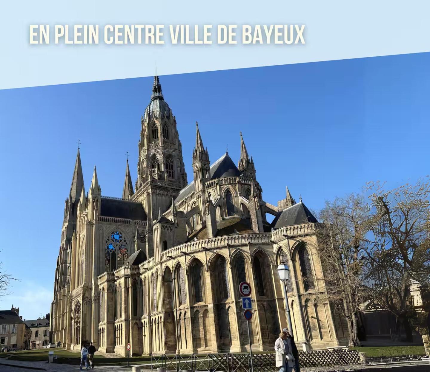 Les Remparts Apt Spacieux 1 Er Etage Renove Joliment Decore Bien Equipe Plein Centre Bayeux Proche Plages Du Debarquement Parking Gratuit A Proximite 외부 사진